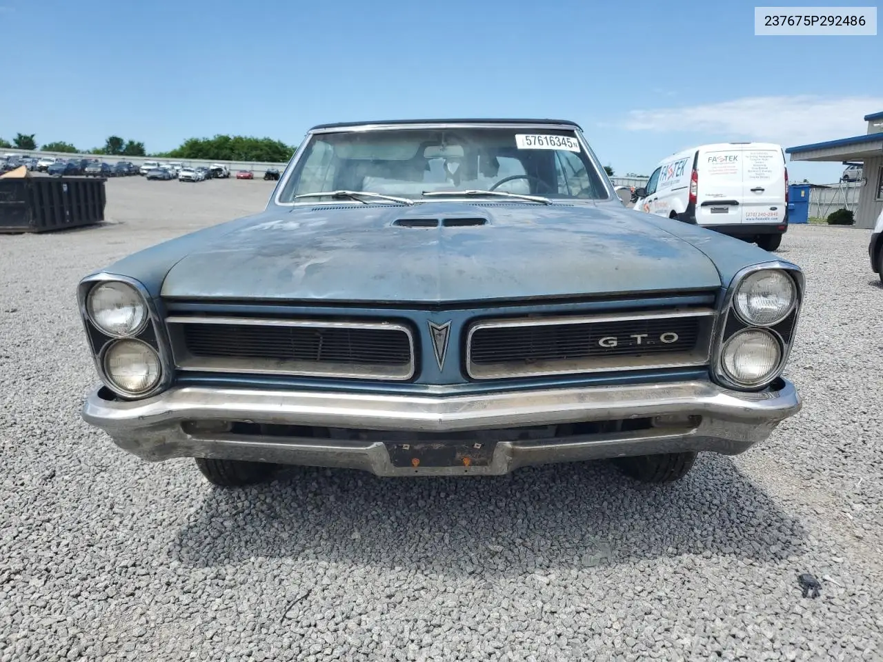 1965 Pontiac Gto VIN: 237675P292486 Lot: 57616345