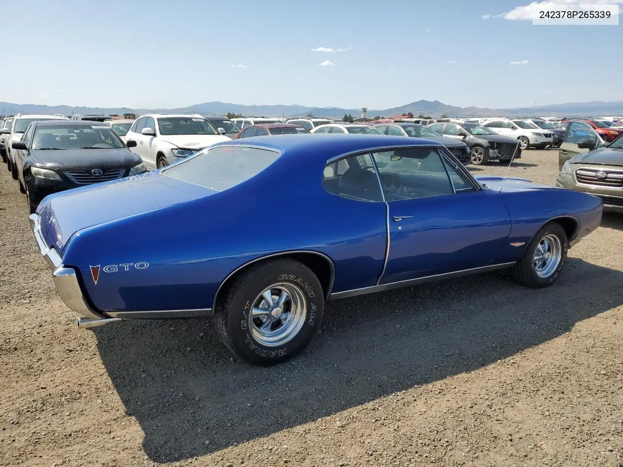 1968 Pontiac Gto VIN: 242378P265339 Lot: 60835585