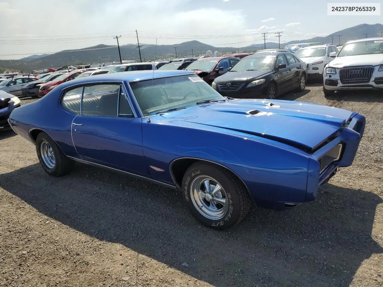 1968 Pontiac Gto VIN: 242378P265339 Lot: 60835585