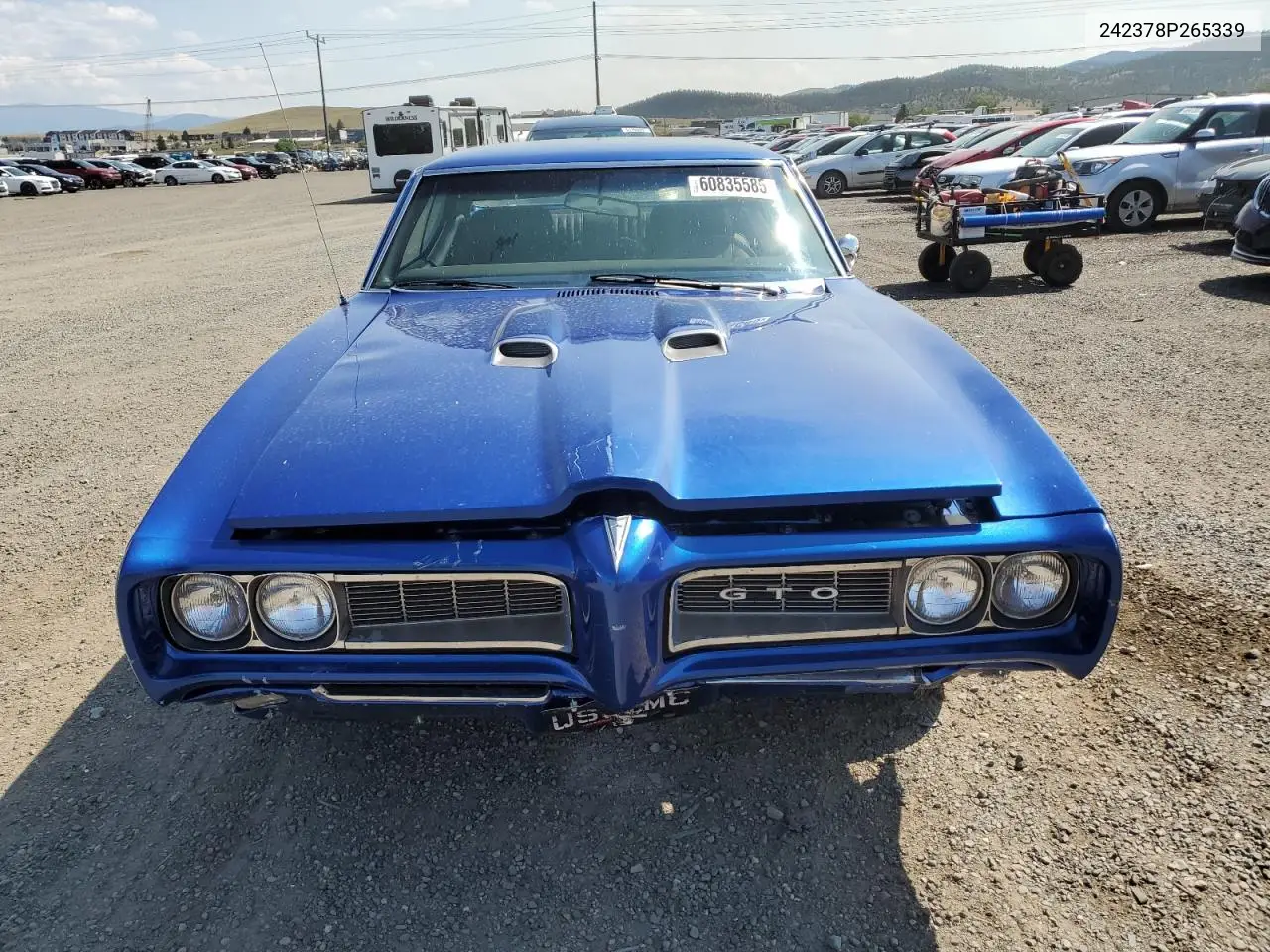 1968 Pontiac Gto VIN: 242378P265339 Lot: 60835585