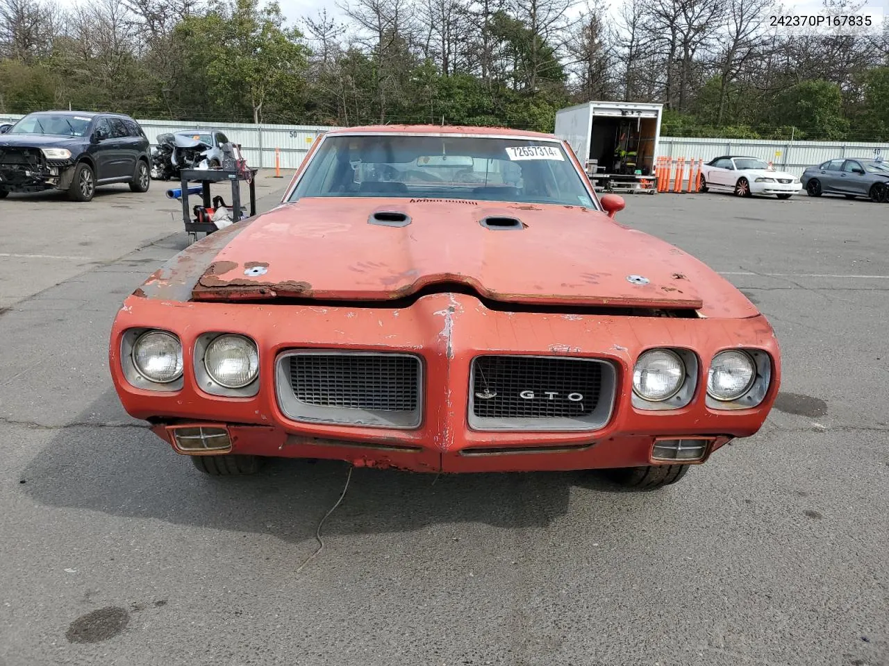 1970 Pontiac Gto VIN: 242370P167835 Lot: 72657314