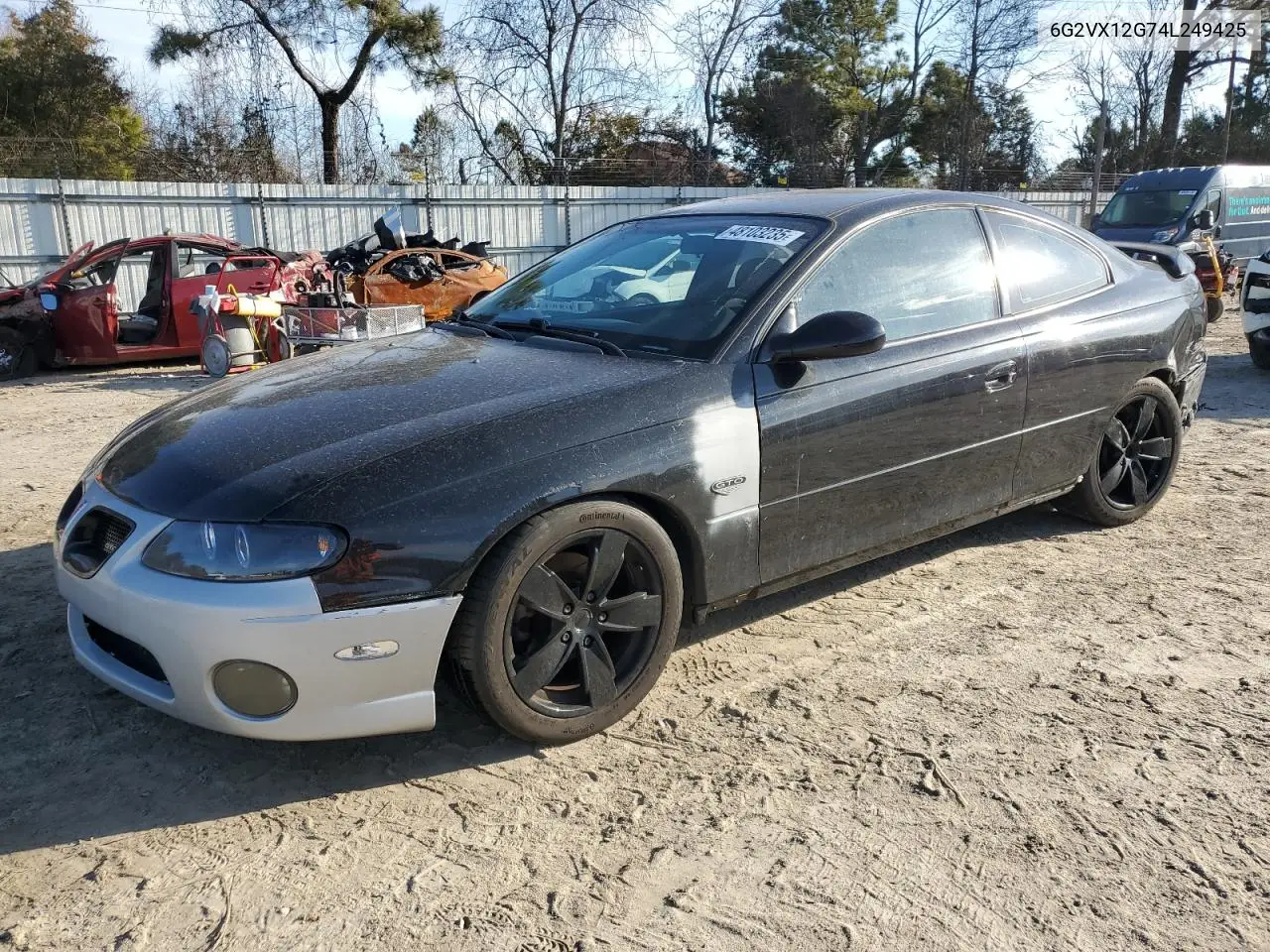 2004 Pontiac Gto VIN: 6G2VX12G74L249425 Lot: 48103235