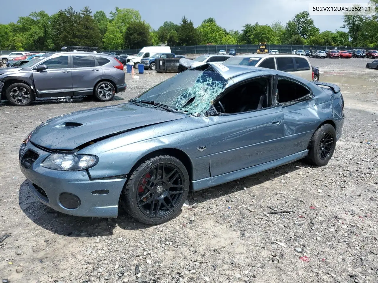2005 Pontiac Gto VIN: 6G2VX12UX5L352121 Lot: 56840425