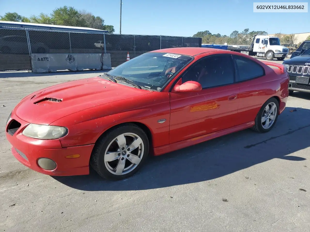 2006 Pontiac Gto VIN: 6G2VX12U46L833662 Lot: 48145245