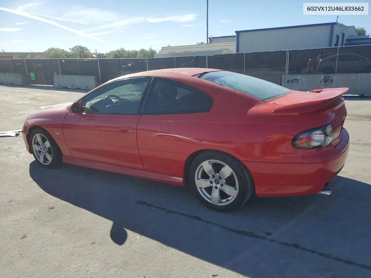 2006 Pontiac Gto VIN: 6G2VX12U46L833662 Lot: 48145245