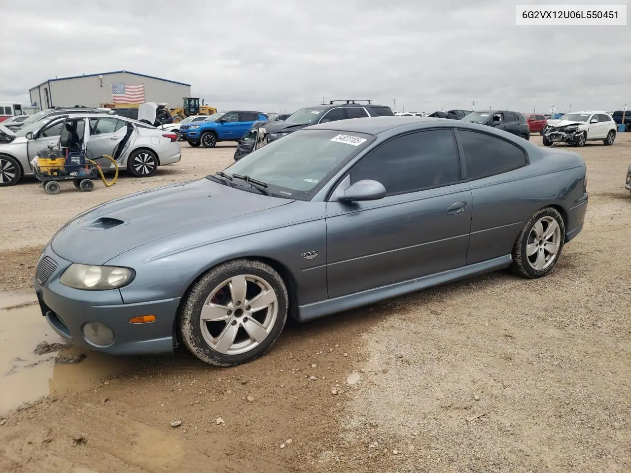 2006 Pontiac Gto VIN: 6G2VX12U06L550451 Lot: 54823105