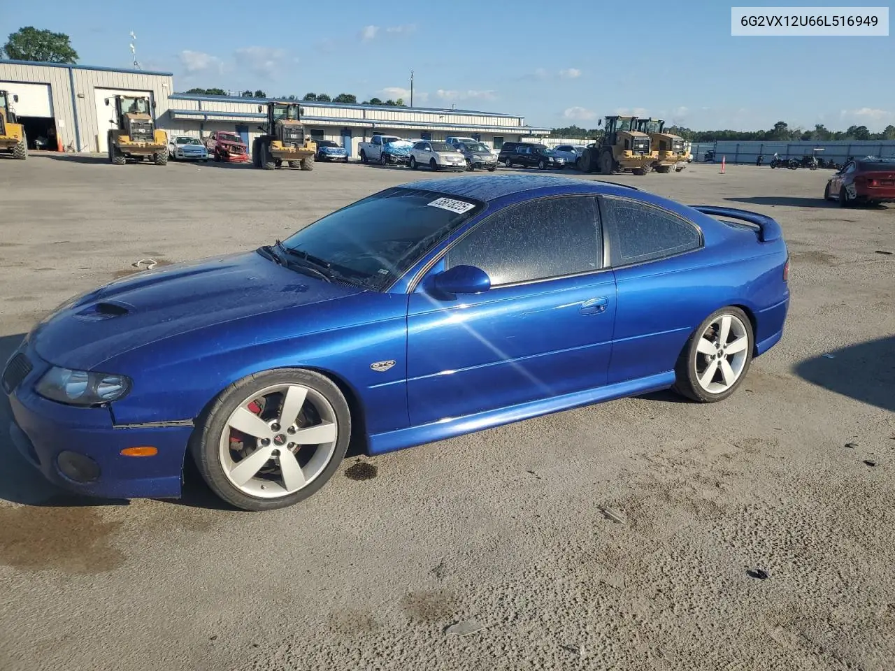 2006 Pontiac Gto VIN: 6G2VX12U66L516949 Lot: 55618225