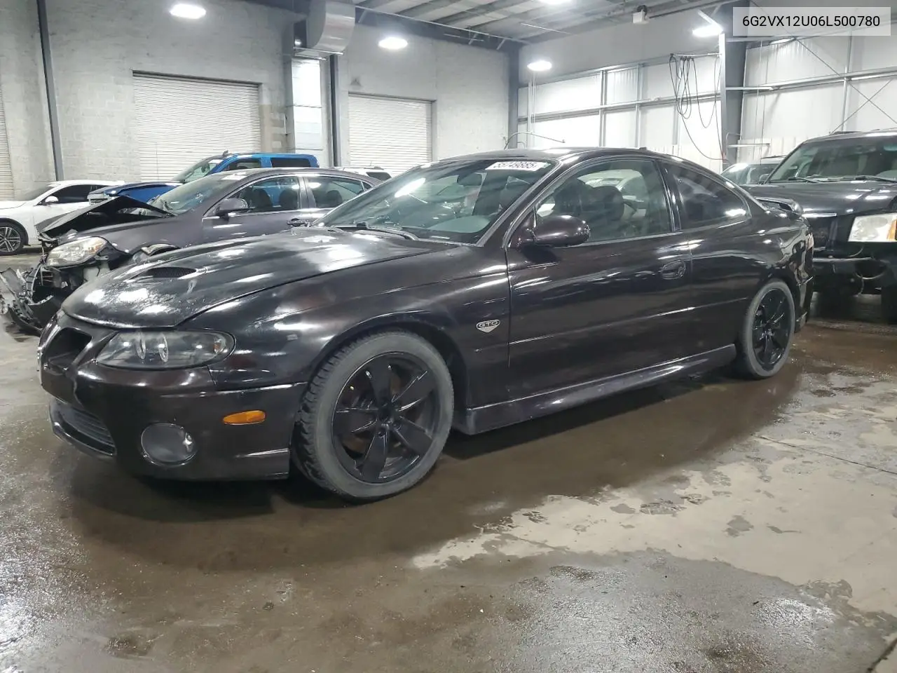 2006 Pontiac Gto VIN: 6G2VX12U06L500780 Lot: 55749885