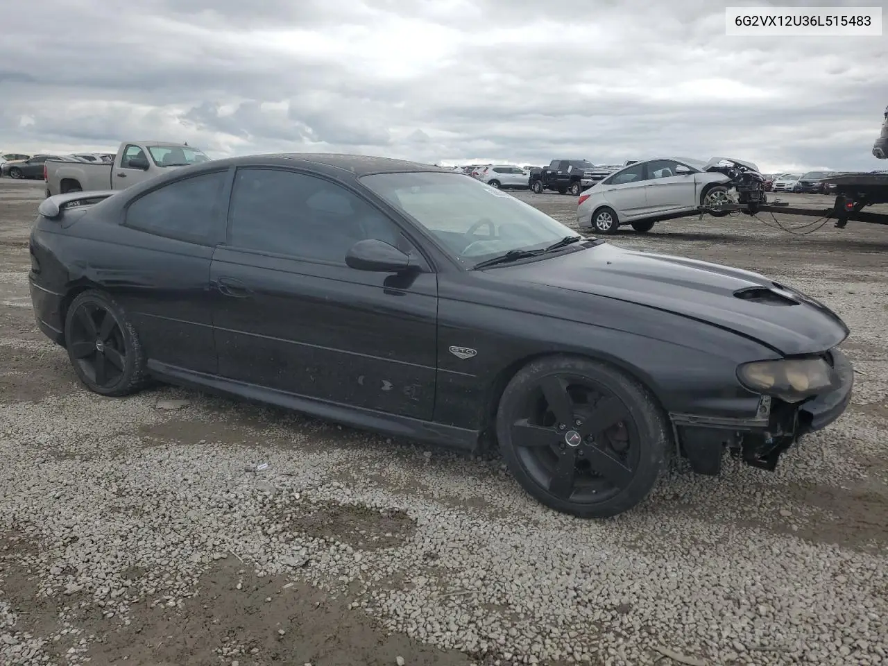 2006 Pontiac Gto VIN: 6G2VX12U36L515483 Lot: 55850645