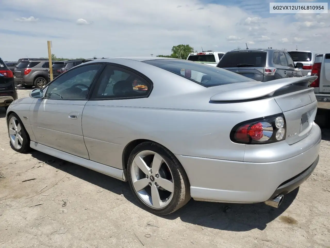2006 Pontiac Gto VIN: 6G2VX12U16L810954 Lot: 56180085