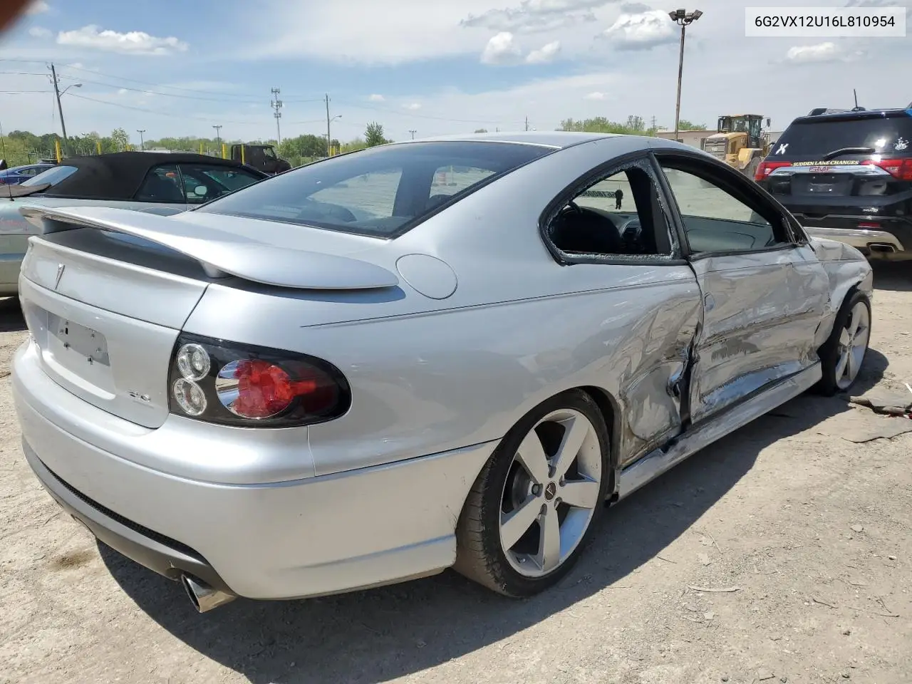 2006 Pontiac Gto VIN: 6G2VX12U16L810954 Lot: 56180085