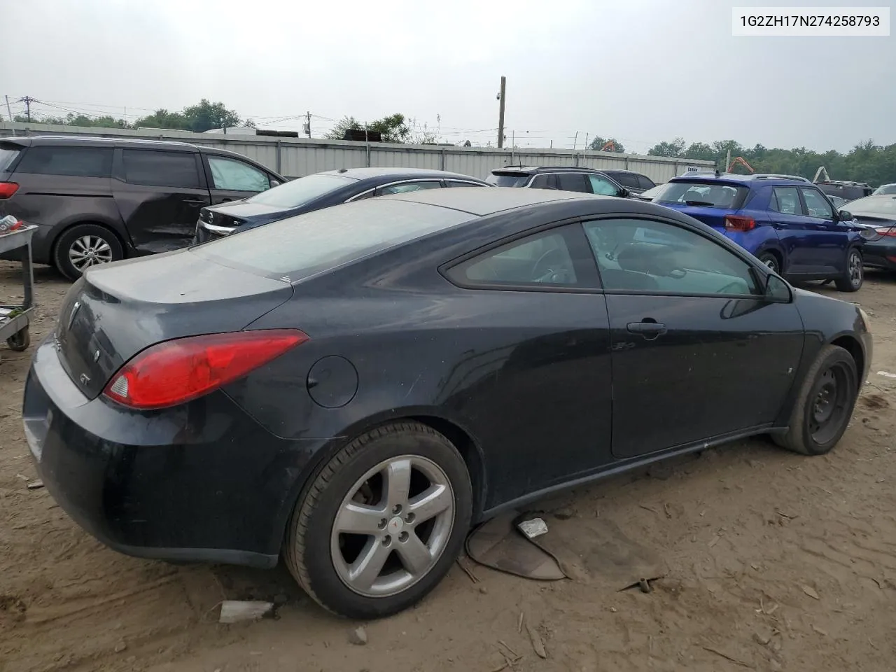 2007 Pontiac G6 Gt VIN: 1G2ZH17N274258793 Lot: 82433393