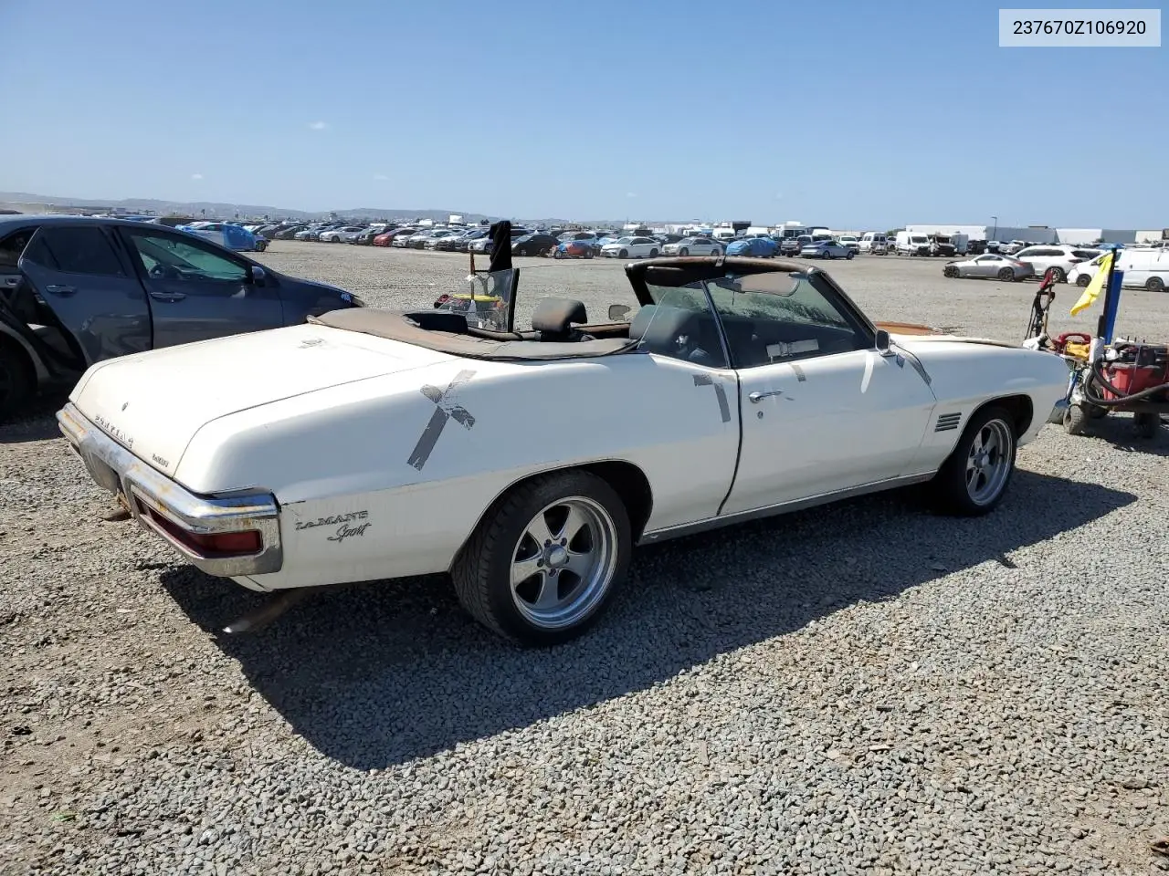 1970 Pontiac Lemans VIN: 237670Z106920 Lot: 52011475