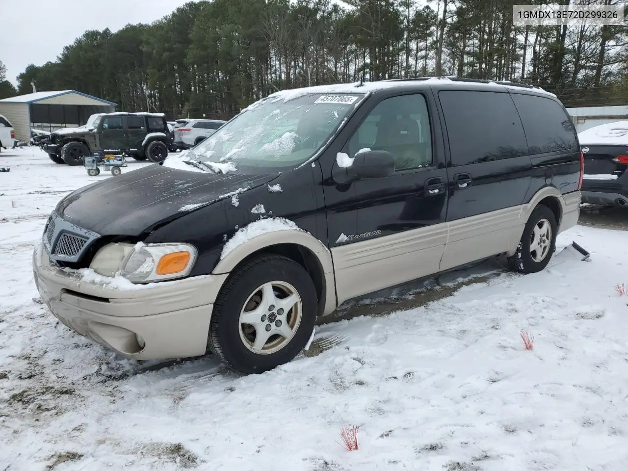 2002 Pontiac Montana Luxury VIN: 1GMDX13E72D299326 Lot: 45707865