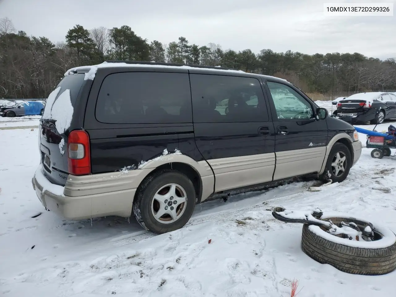 2002 Pontiac Montana Luxury VIN: 1GMDX13E72D299326 Lot: 45707865
