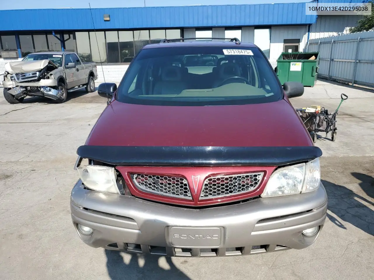 2002 Pontiac Montana Luxury VIN: 1GMDX13E42D295038 Lot: 57318475