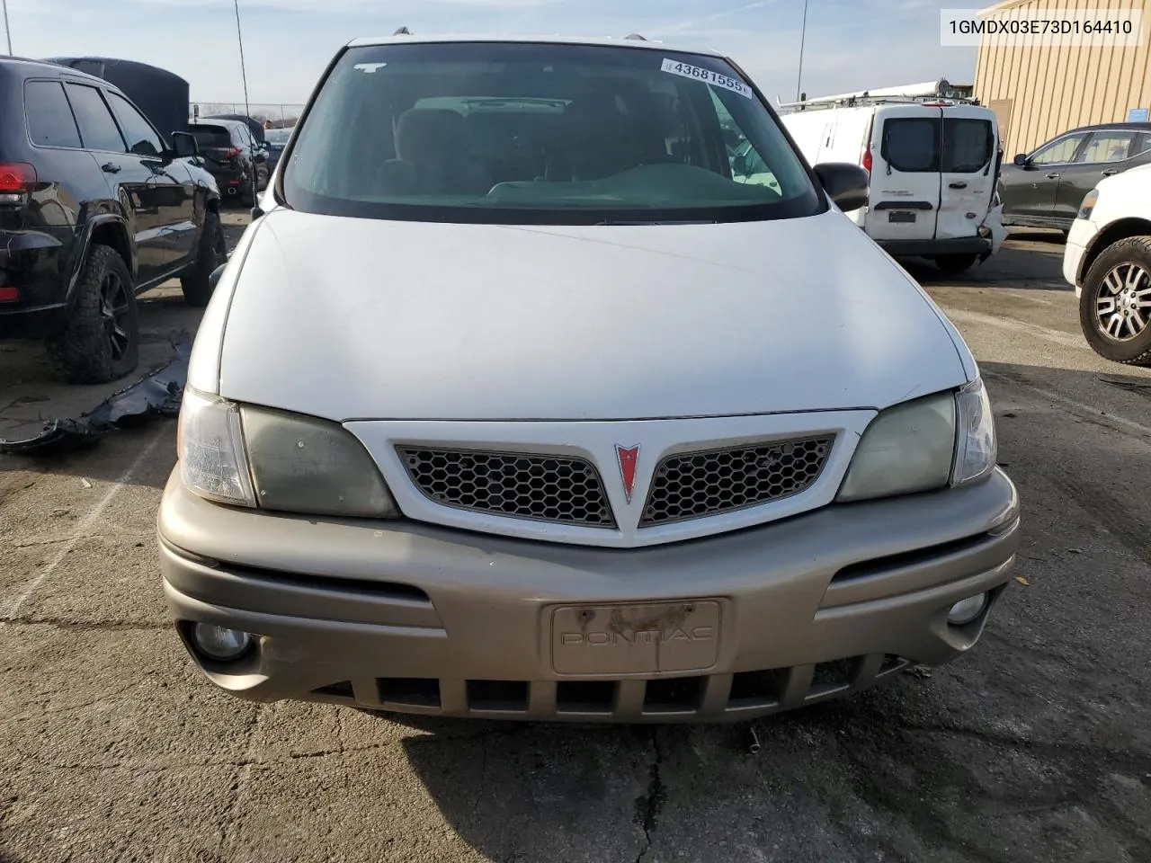 2003 Pontiac Montana VIN: 1GMDX03E73D164410 Lot: 43681555