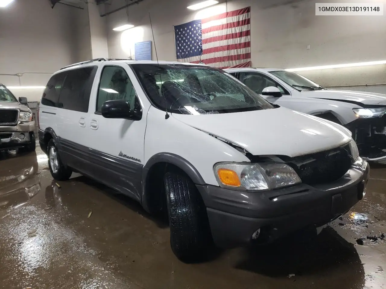2003 Pontiac Montana VIN: 1GMDX03E13D191148 Lot: 45536665