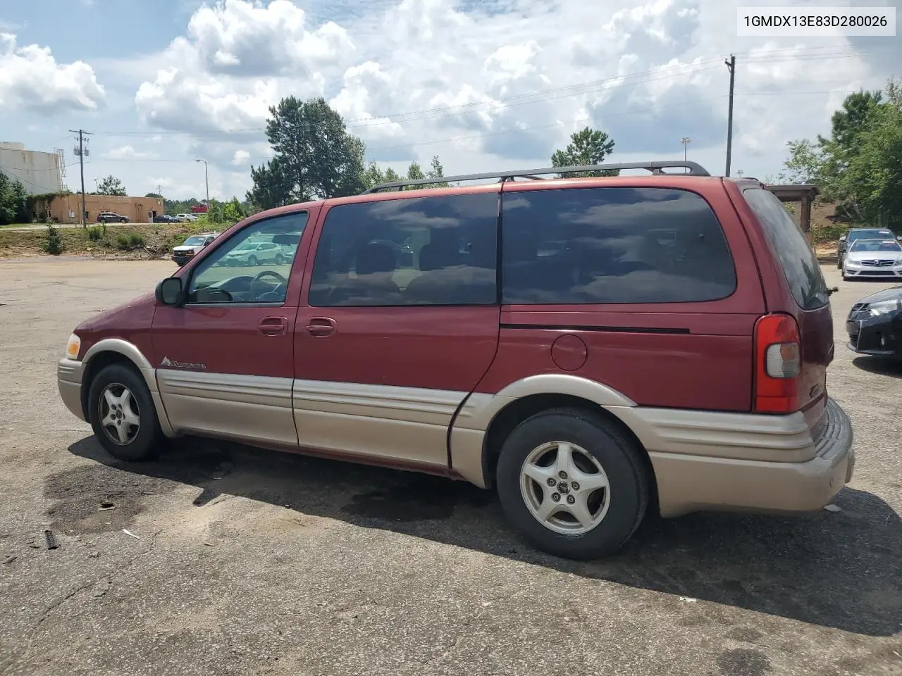 2003 Pontiac Montana Luxury VIN: 1GMDX13E83D280026 Lot: 62634865