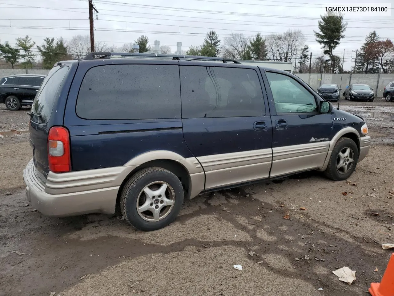 2003 Pontiac Montana Luxury VIN: 1GMDX13E73D184100 Lot: 88406235