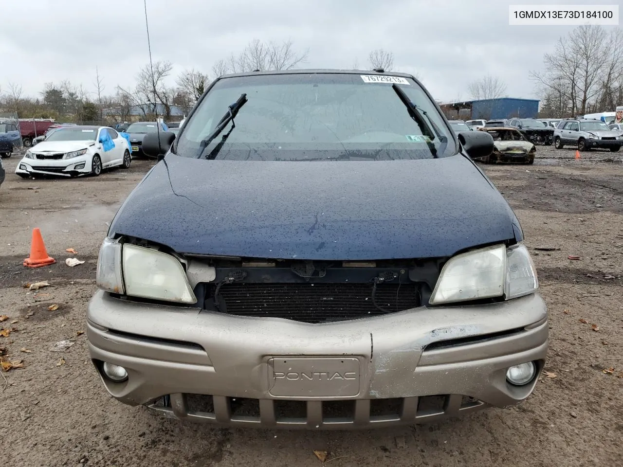 2003 Pontiac Montana Luxury VIN: 1GMDX13E73D184100 Lot: 88406235