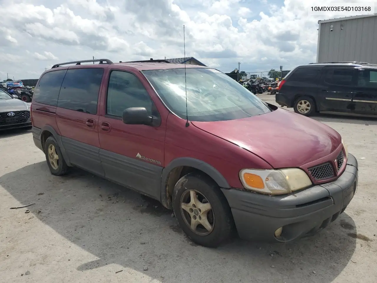 2004 Pontiac Montana VIN: 1GMDX03E54D103168 Lot: 60751905