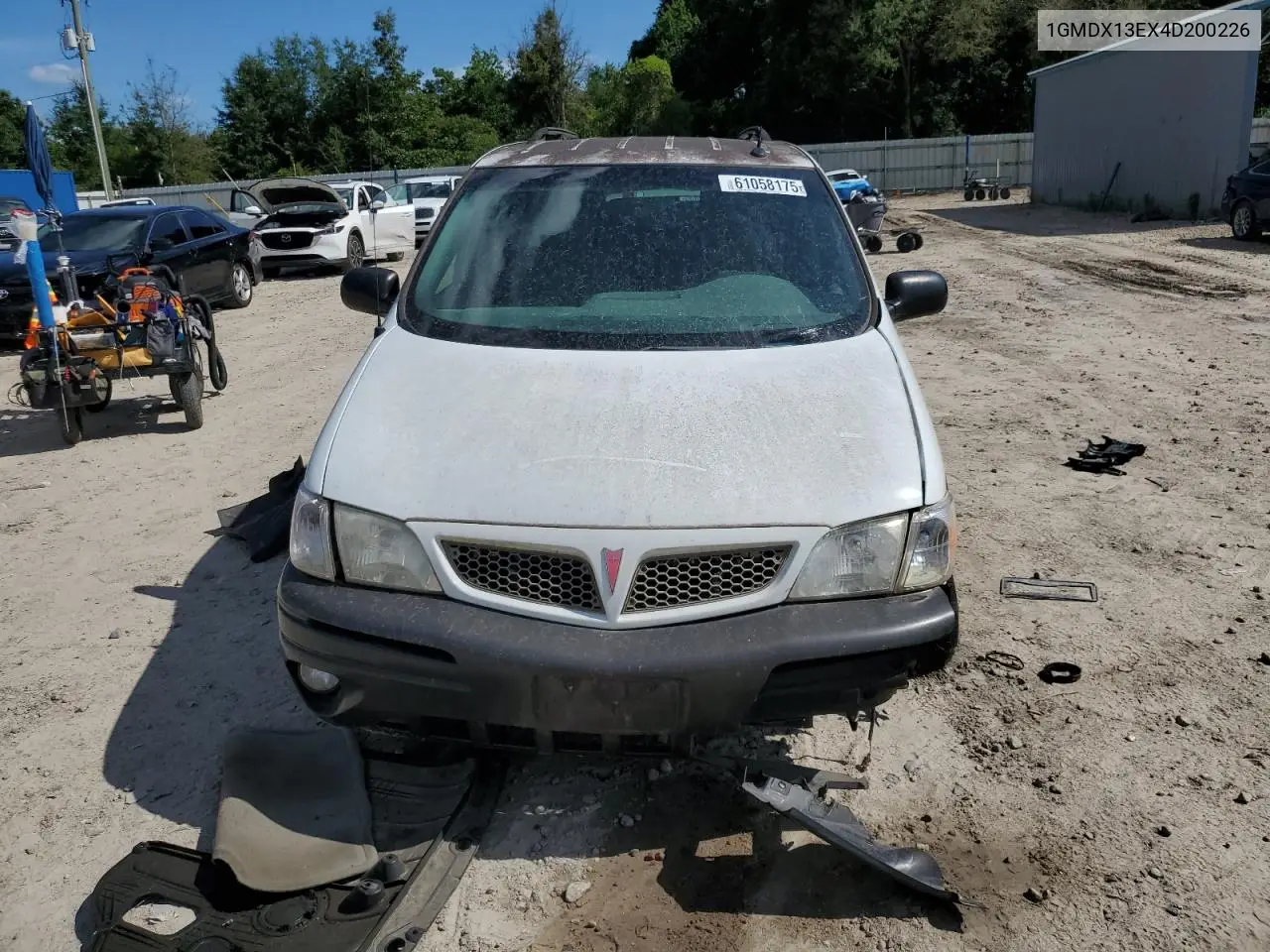 2004 Pontiac Montana Luxury VIN: 1GMDX13EX4D200226 Lot: 61058175