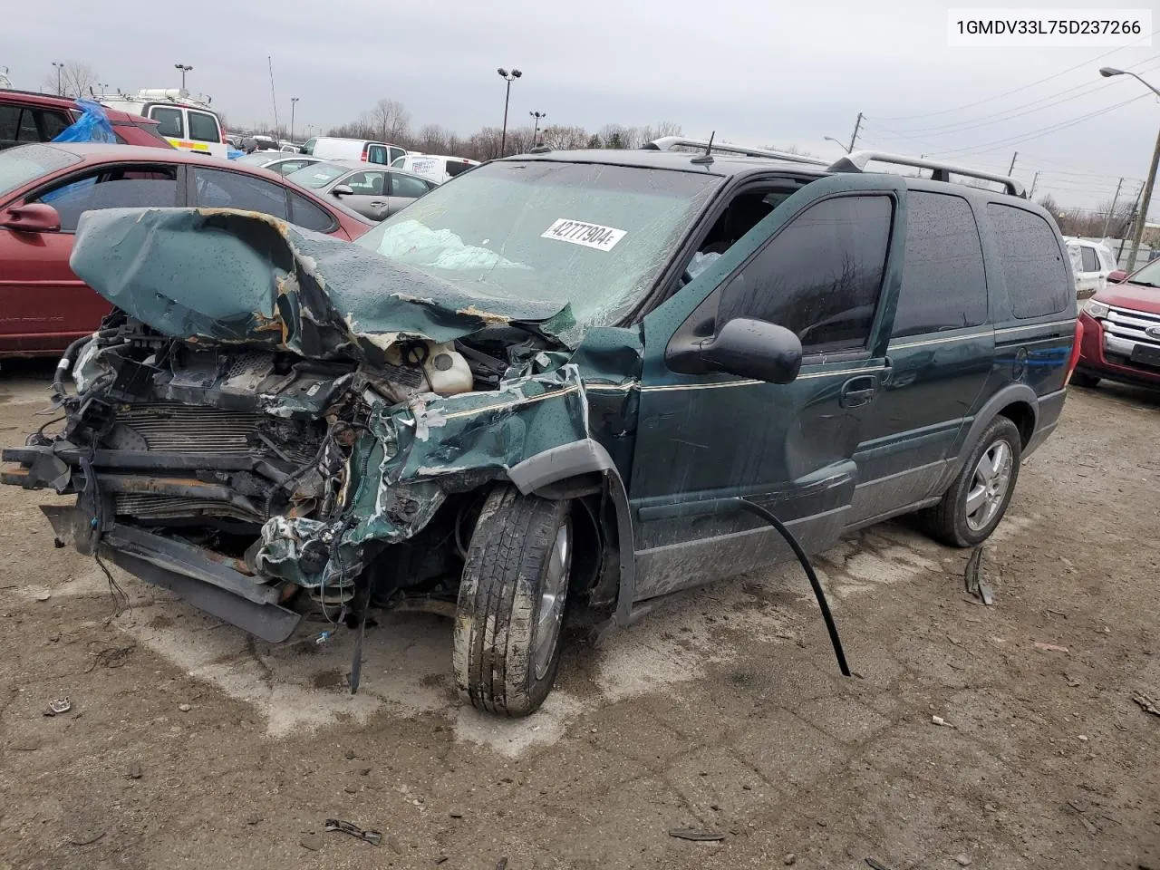 2005 Pontiac Montana Sv6 VIN: 1GMDV33L75D237266 Lot: 42777904