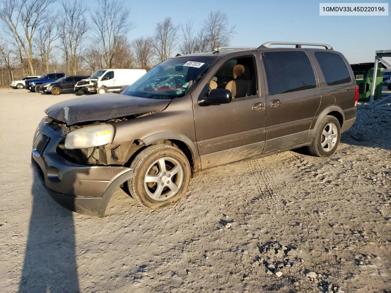 2005 Pontiac Montana Sv6 VIN: 1GMDV33L45D220196 Lot: 48572025