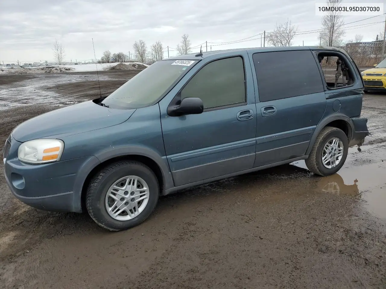 2005 Pontiac Montana Sv6 VIN: 1GMDU03L95D307030 Lot: 49766325