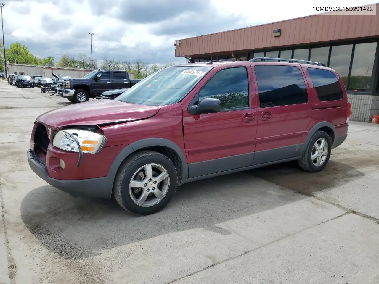 2005 Pontiac Montana Sv6 VIN: 1GMDV33L15D291422 Lot: 55862675