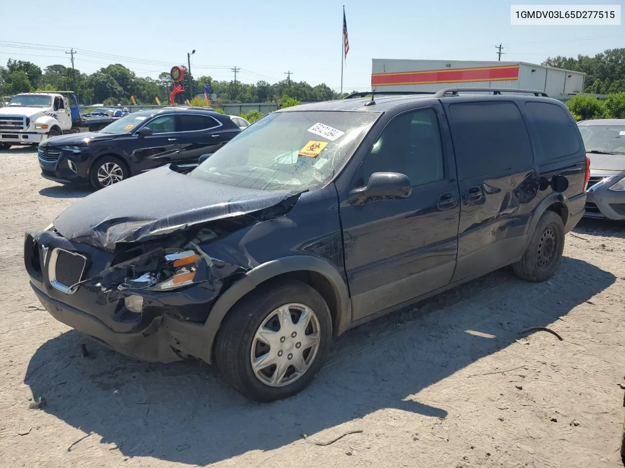 2005 Pontiac Montana Sv6 VIN: 1GMDV03L65D277515 Lot: 89126695