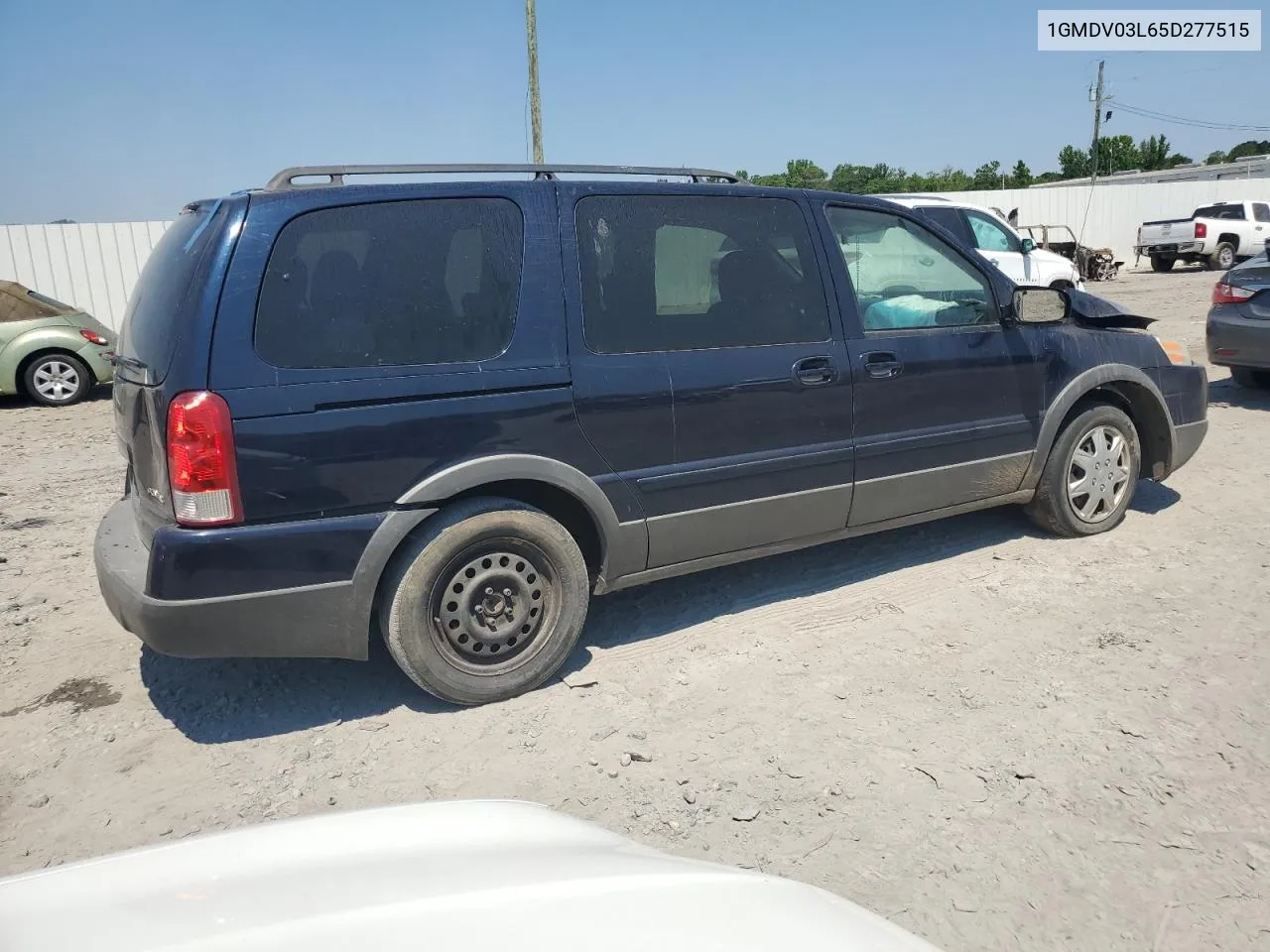 2005 Pontiac Montana Sv6 VIN: 1GMDV03L65D277515 Lot: 89126695