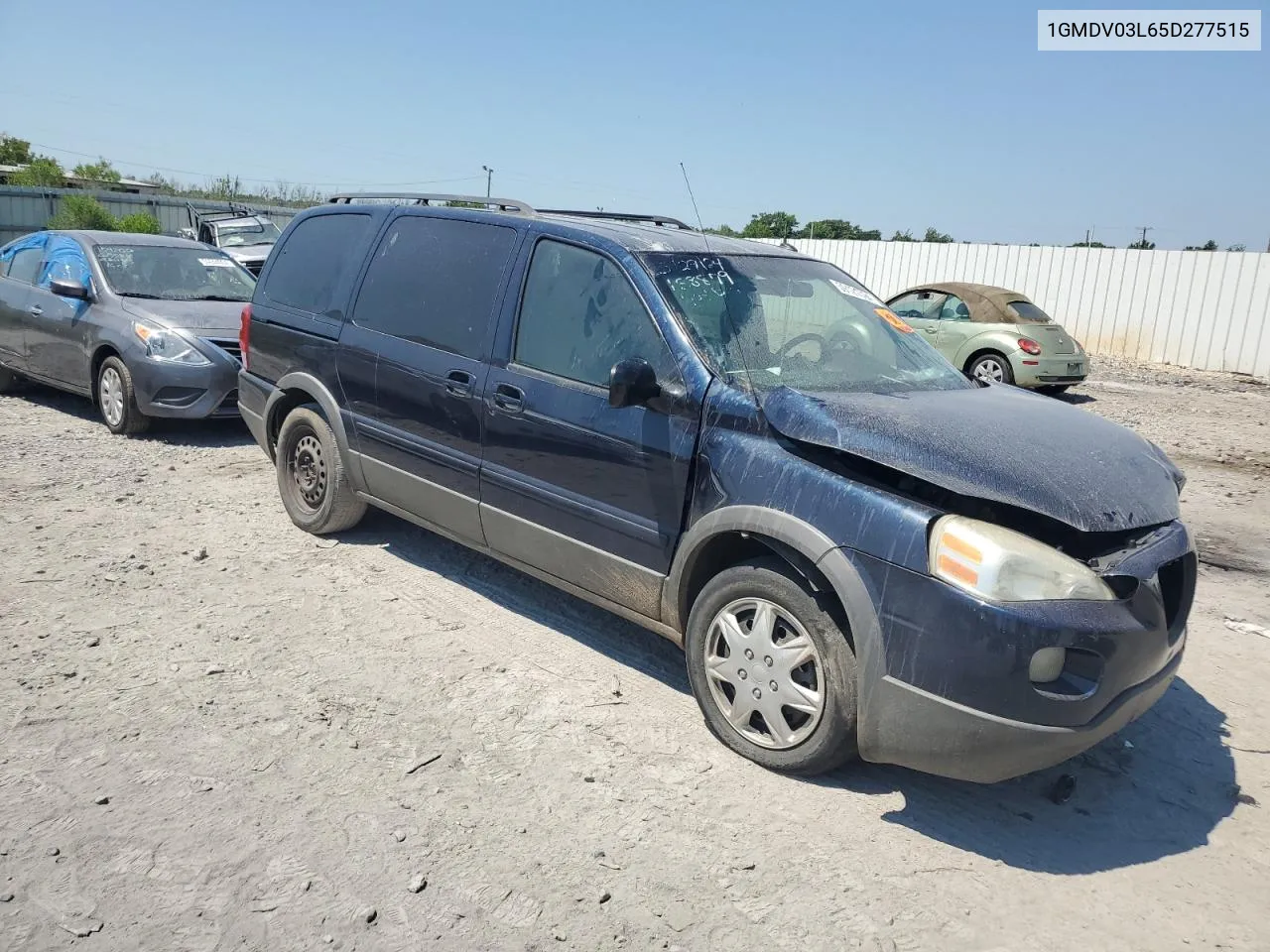 2005 Pontiac Montana Sv6 VIN: 1GMDV03L65D277515 Lot: 89126695