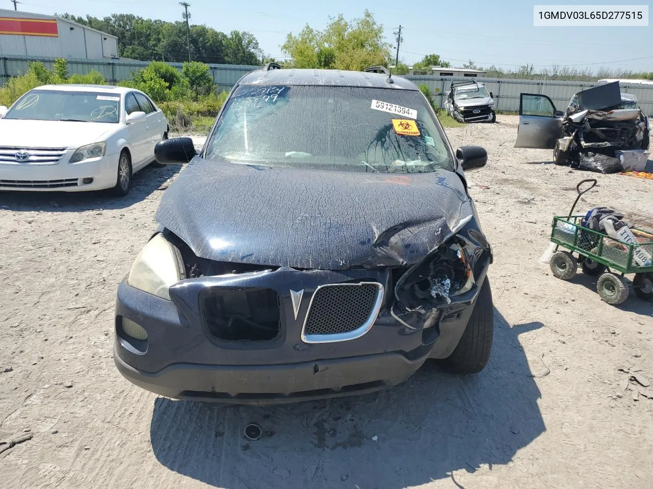 2005 Pontiac Montana Sv6 VIN: 1GMDV03L65D277515 Lot: 89126695