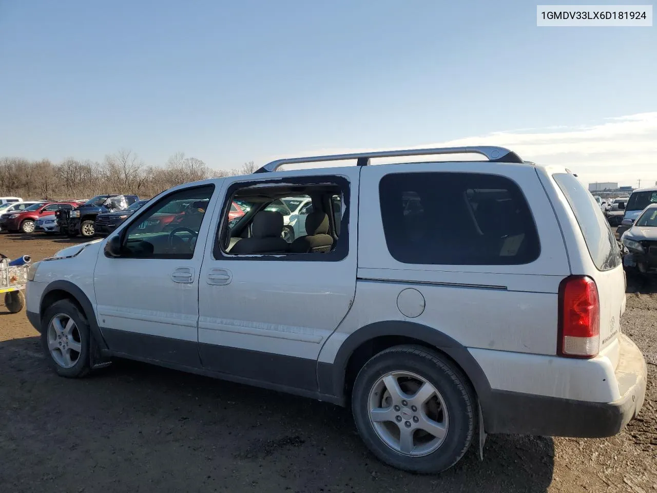 2006 Pontiac Montana Sv6 VIN: 1GMDV33LX6D181924 Lot: 42585405