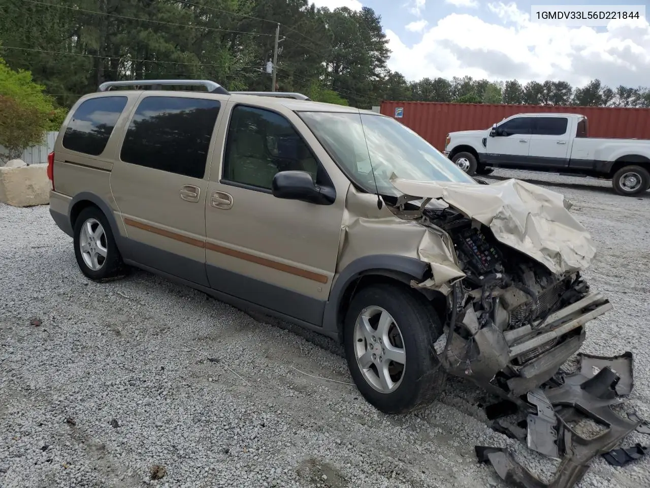 2006 Pontiac Montana Sv6 VIN: 1GMDV33L56D221844 Lot: 51757215