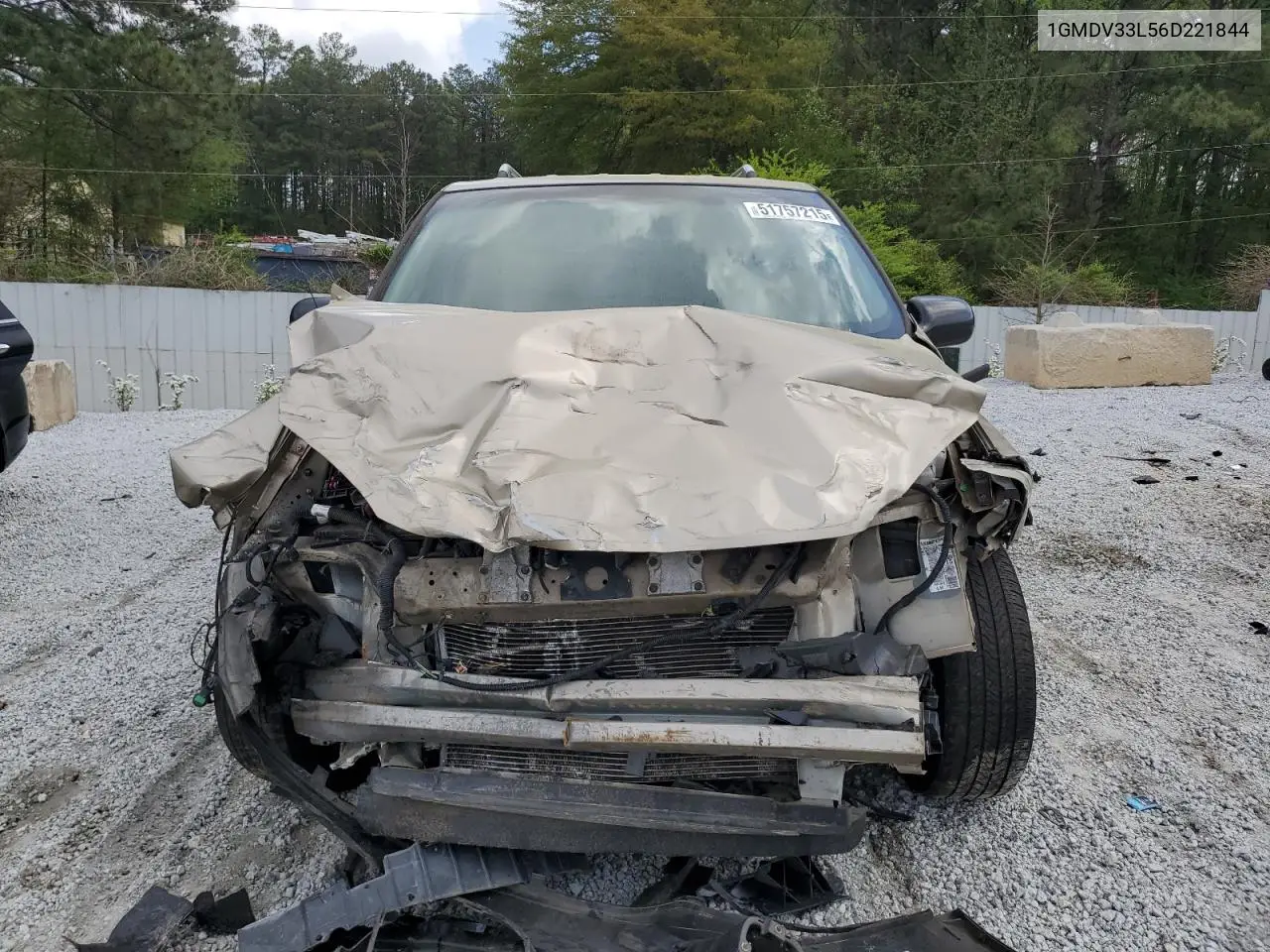 2006 Pontiac Montana Sv6 VIN: 1GMDV33L56D221844 Lot: 51757215