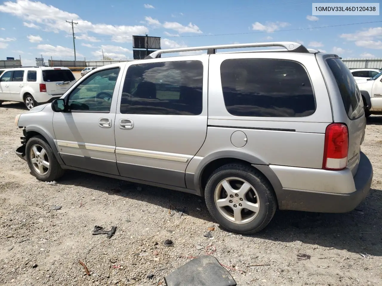 2006 Pontiac Montana Sv6 VIN: 1GMDV33L46D120438 Lot: 53266935
