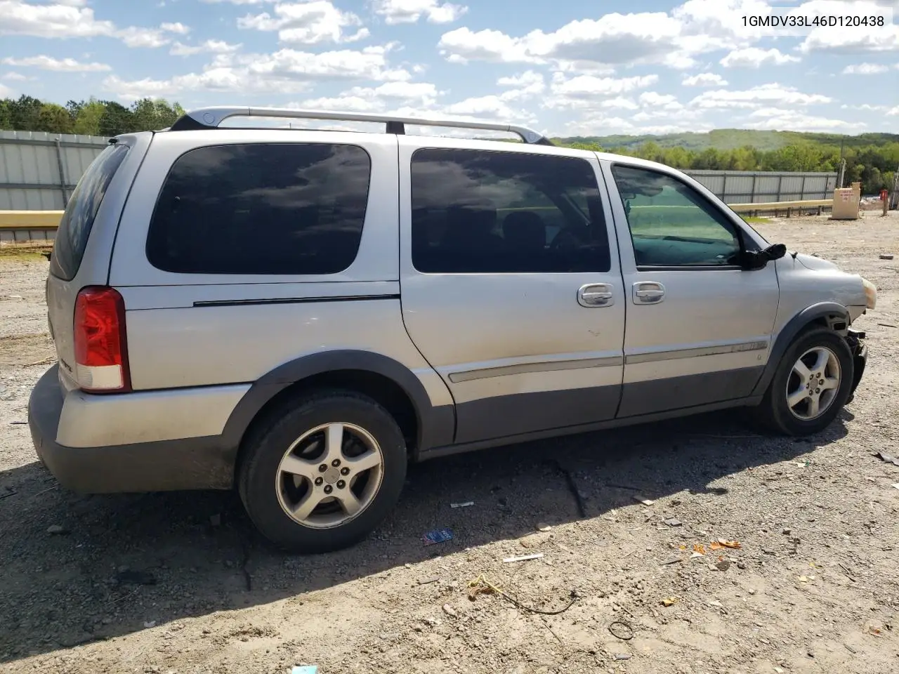 2006 Pontiac Montana Sv6 VIN: 1GMDV33L46D120438 Lot: 53266935