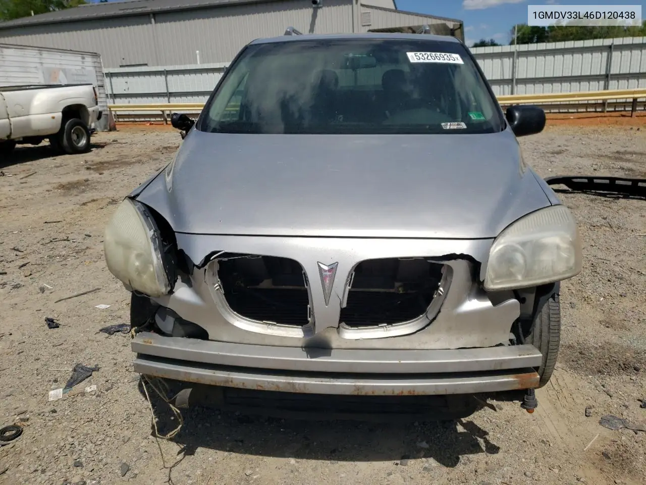 2006 Pontiac Montana Sv6 VIN: 1GMDV33L46D120438 Lot: 53266935