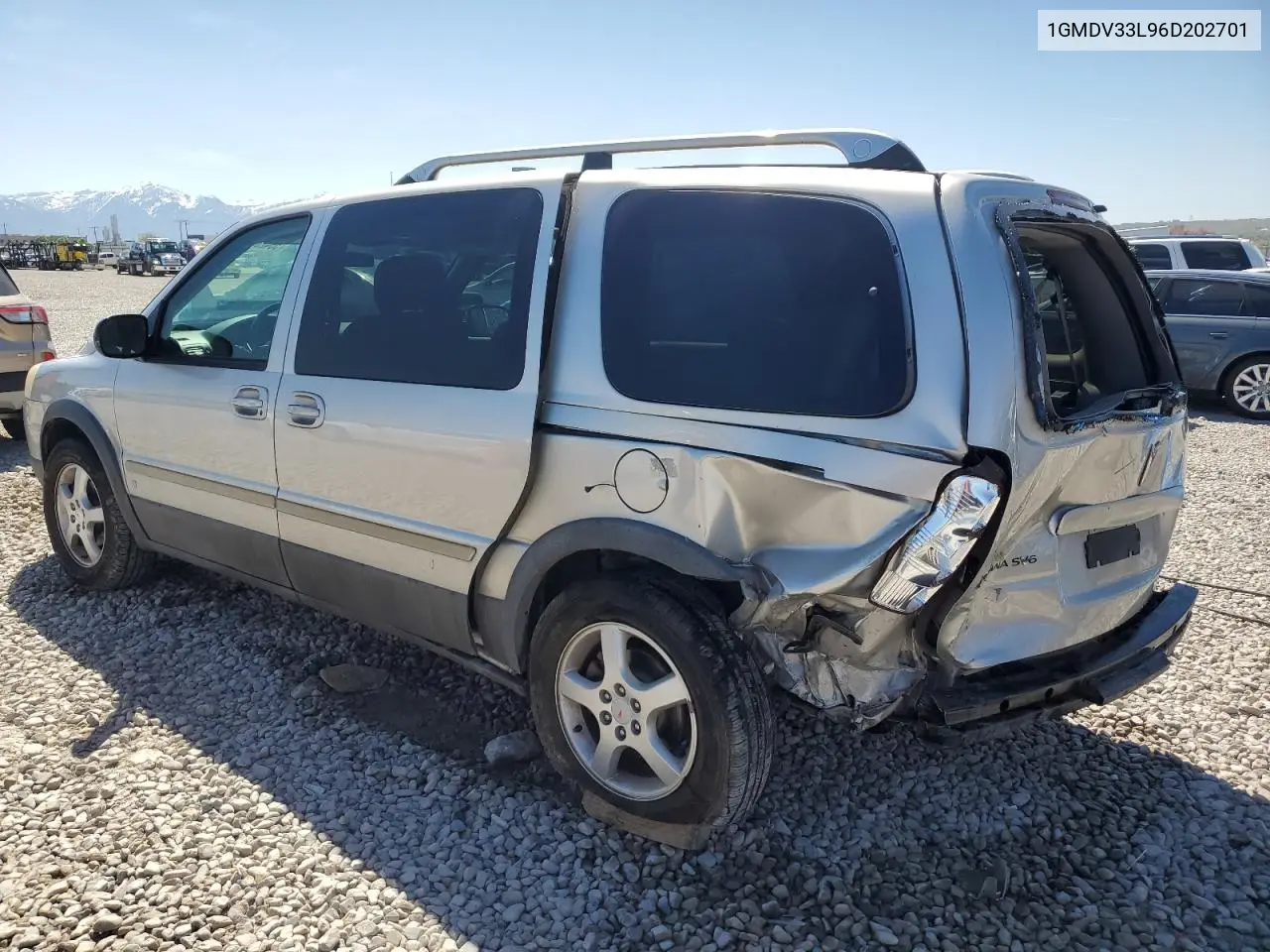 2006 Pontiac Montana Sv6 VIN: 1GMDV33L96D202701 Lot: 55428625