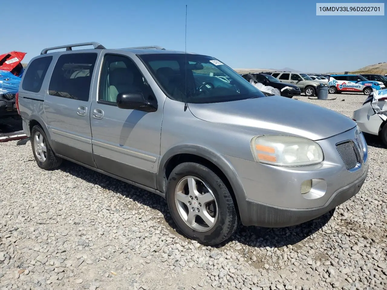 2006 Pontiac Montana Sv6 VIN: 1GMDV33L96D202701 Lot: 55428625