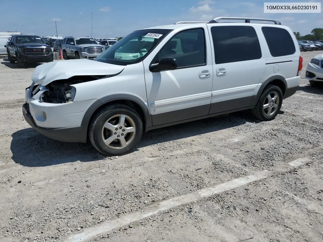 2006 Pontiac Montana Sv6 VIN: 1GMDX33L66D230191 Lot: 60823845