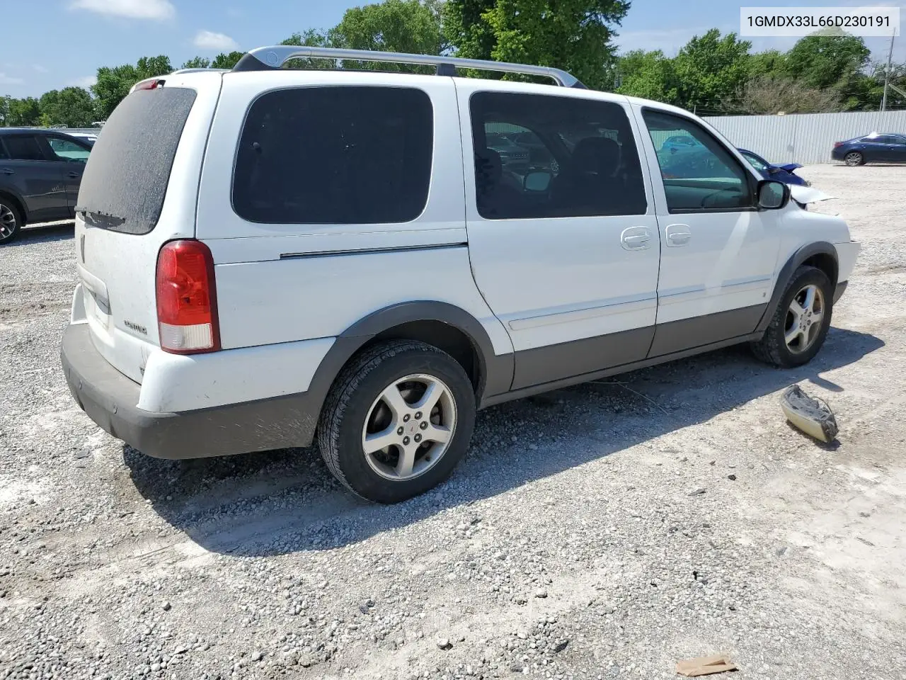 2006 Pontiac Montana Sv6 VIN: 1GMDX33L66D230191 Lot: 60823845