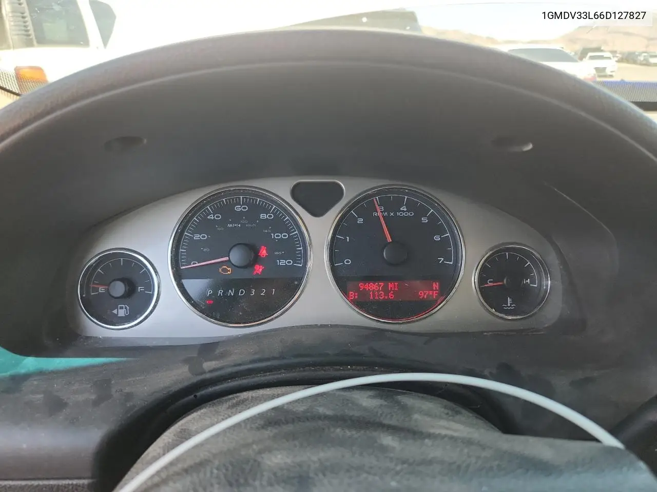 2006 Pontiac Montana Sv6 VIN: 1GMDV33L66D127827 Lot: 62368515