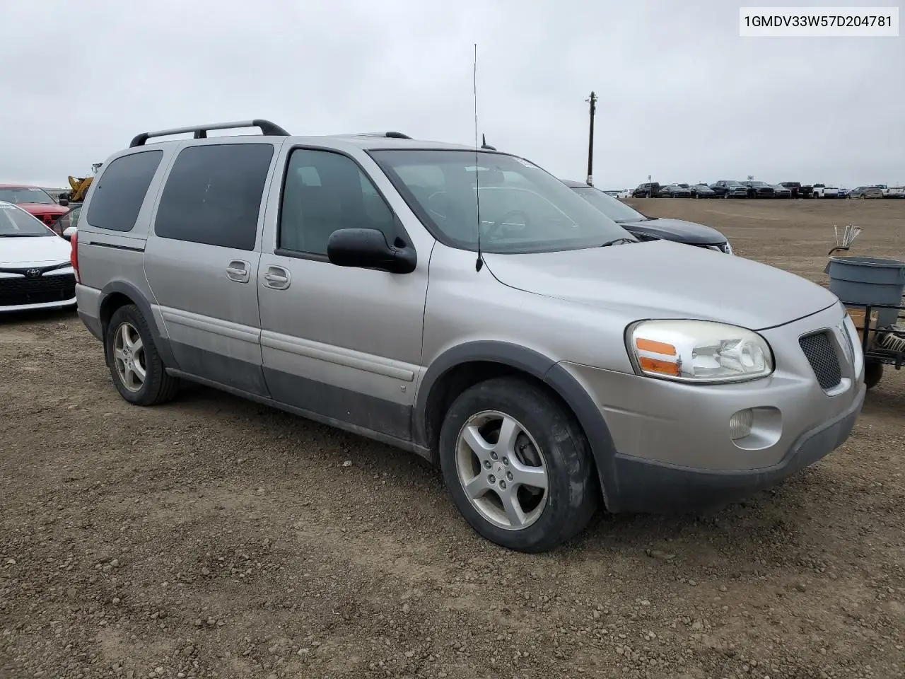 2007 Pontiac Montana Sv6 VIN: 1GMDV33W57D204781 Lot: 55133825