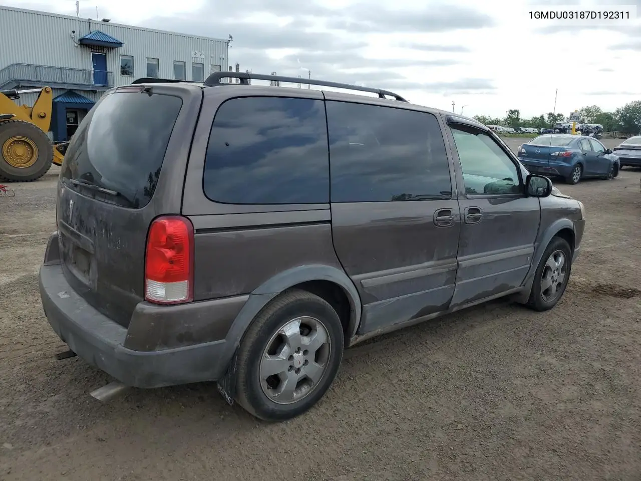 2007 Pontiac Montana Sv6 VIN: 1GMDU03187D192311 Lot: 61468435