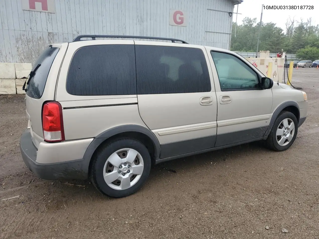 2008 Pontiac Montana Sv6 VIN: 1GMDU03138D187728 Lot: 60930725