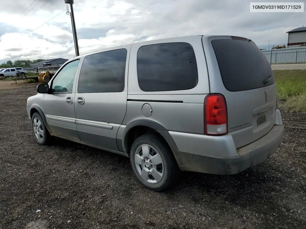 2008 Pontiac Montana Sv6 VIN: 1GMDV03198D171529 Lot: 61436385